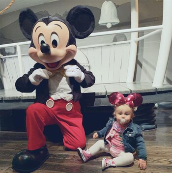 Matilda junto a Mickey. (Foto: