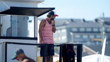 Luciano Castro en Play Beach