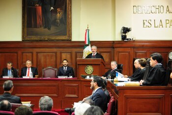 La reducción del 25% en los sueldos de los ministros corresponde al ejercicio fiscal de 2019 (Foto: Isaac Esquivel /CUARTOSCURO.COM)