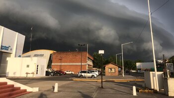 Una gran nube de tormenta