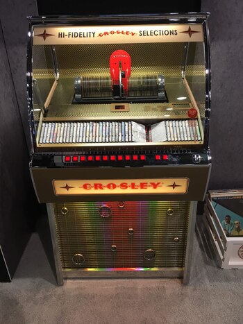Otra de las rocolas Crosley