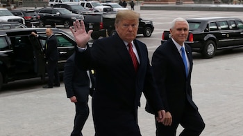 Donald Trump expresó el cierre