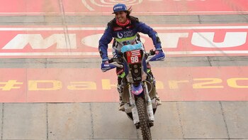 Sara Garcia en la ceremonia de