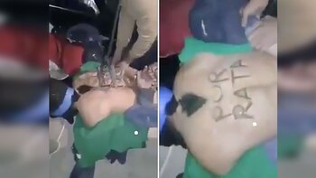 Un presunto ladrón fue marcado