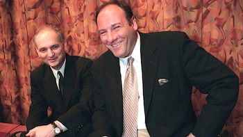 David Chase con James Gandolfini