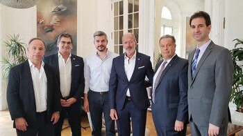 El jefe de Gabinete, Marcos Peña, recibió a las nuevas autoridades de la DAIA