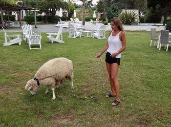 Luisa Drozdek con Margarita