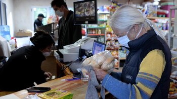 Caty, una vecina del Epuyén,
