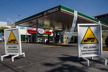 Algunas gasolineras en la Ciudad