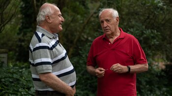 Lavagna con el gobernador de