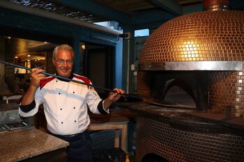 El horno fue traído de