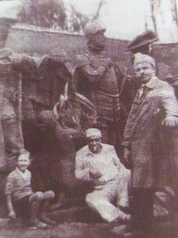 En la realización del monumento