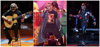 Los músicos puertorriqueños José Feliciano,