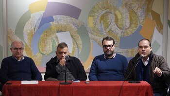 Ledezma junto a Ramón López,