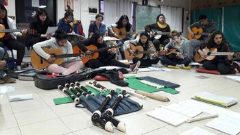 Una clase en el Instituto