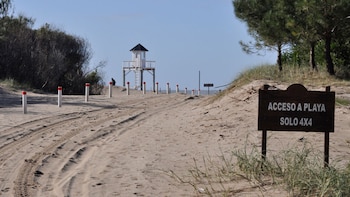 El acceso a la playa