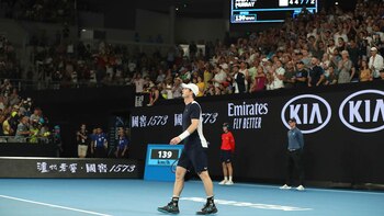 Andy recibió una gran ovación