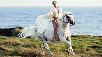 Lady Gaga escribió un emotivo tributo a a su yegua, Arabella (Instagram: @ladygaga)