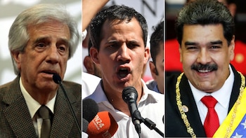Tabaré Vázquez, Juan Guaidó y