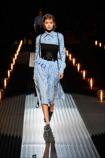 Gigi Hadid. Juego de opuestos: