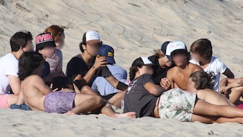 Un grupo de jóvenes argentinos