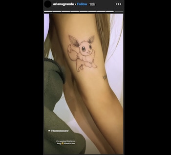 El tatuaje de Pokémon Eevee