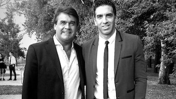 El Tata con Juan Ignacio,