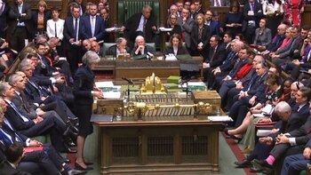 May presentó ante el Parlamento