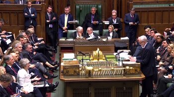 El Parlamento británico (AFP)