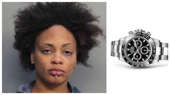 La mujer había introducido los relojes dentro de su cavidad vaginal (Foto: Especial)