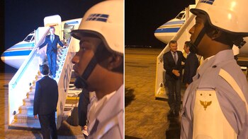 Mauricio Macri desciende anoche del