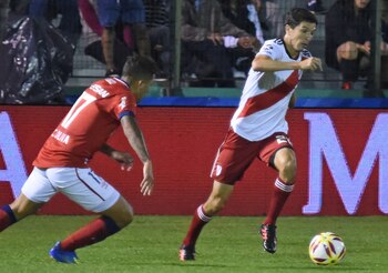 “Nacho” Fernández en acción frente