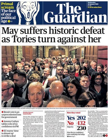 “May sufre una histórica derrota