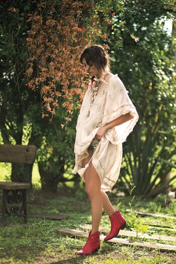 Túnica ($ 3.900, India Style),