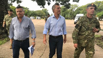 El miércoles, el Presidente recorrió