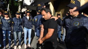 Isidro Bounine detenido (Crédito: Maximiliano