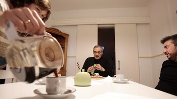 Cappa y su esposa Carmela