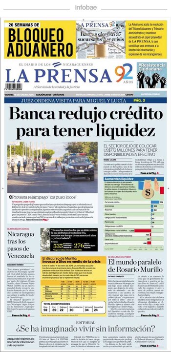 La información de hoy recién