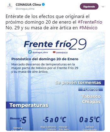 (Foto: Twitter/conagua_clima)