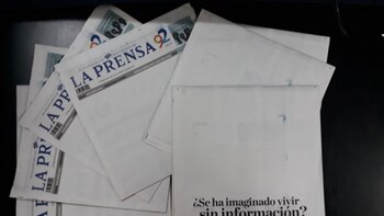 La portada en blanco de