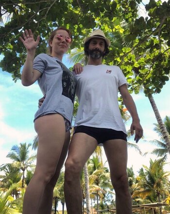 Agustina Kämpfer está en Brasil