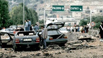 Imagen luego del atentado de