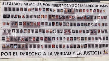Mural de los desaparecidos en