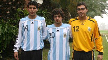 Bruno Centeno junto a Leonardo