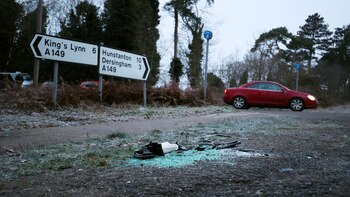 La escena que dejó el accidente del príncipe Felipe REUTERS/Chris Radburn