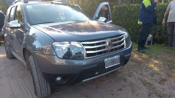 La camioneta que usaban para