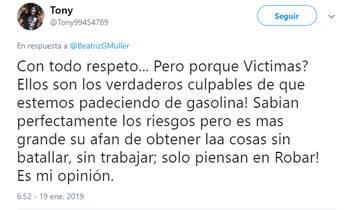 En Twitter también culparon a