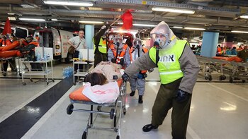 El ejercicio de simulacro de