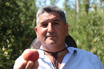 Iván Albornóz, capataz en una