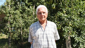 Aldo González, productor frutícola ha vivido